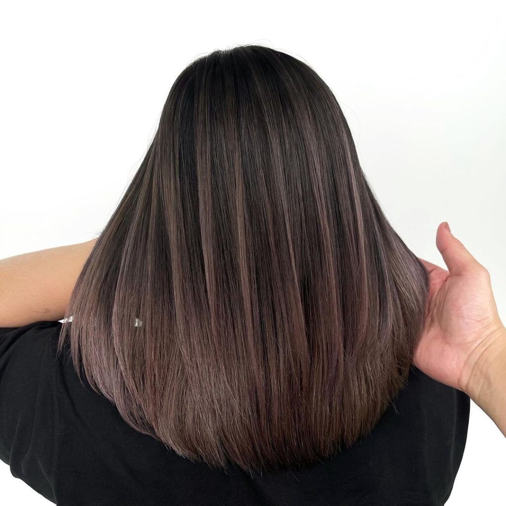 Soft Highlights with Dark Brown Hair