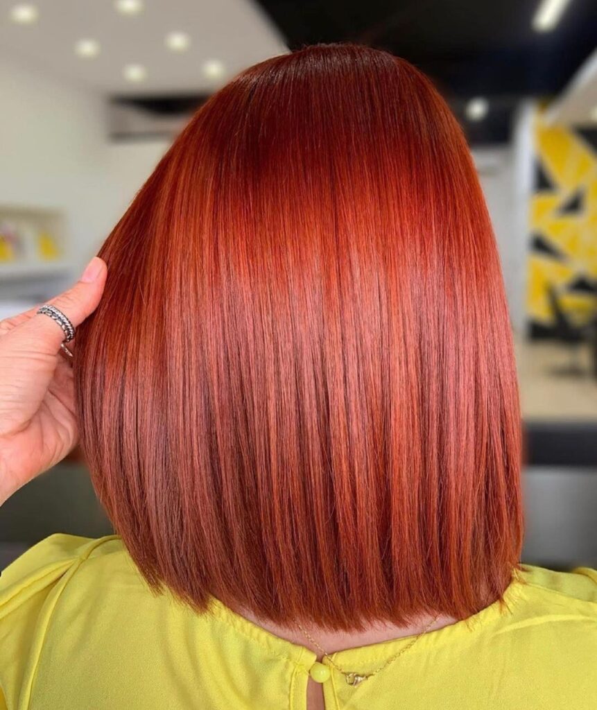 Ferocious Flames with Copper Hair Color