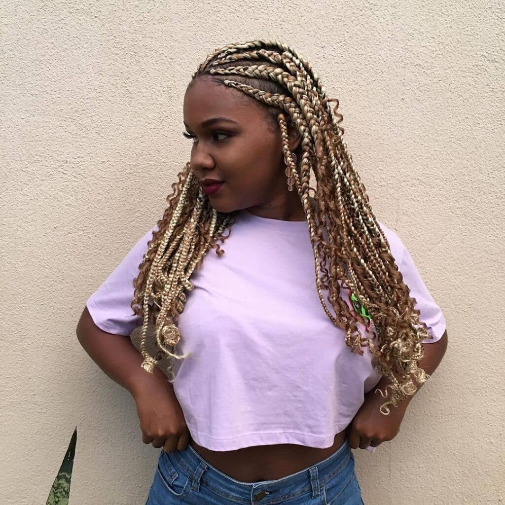 Gold Laced Tribal Braids