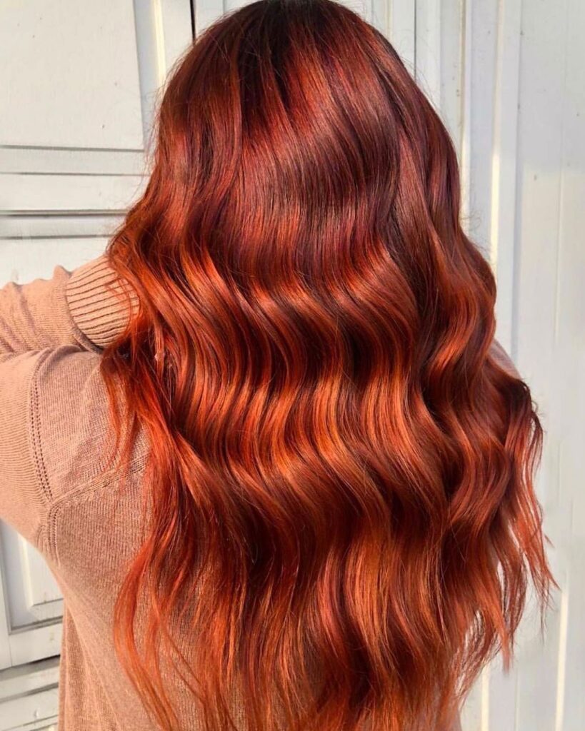 Hot Copper Hair Color