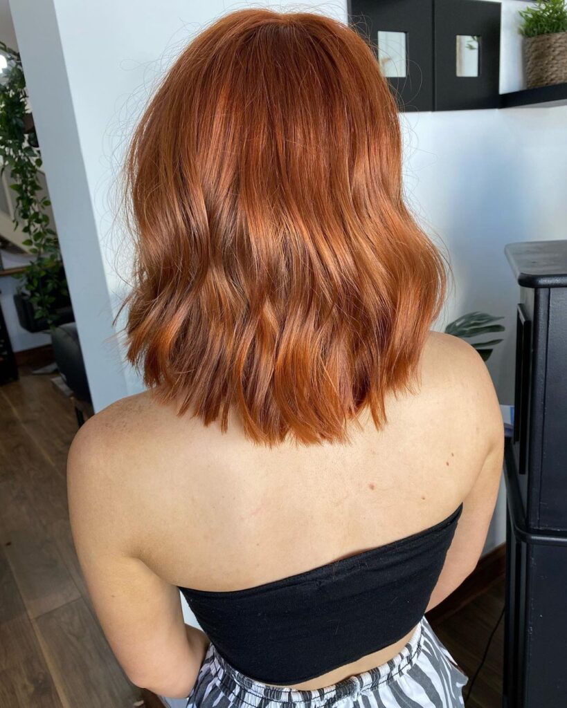 Lined with Copper Balayage