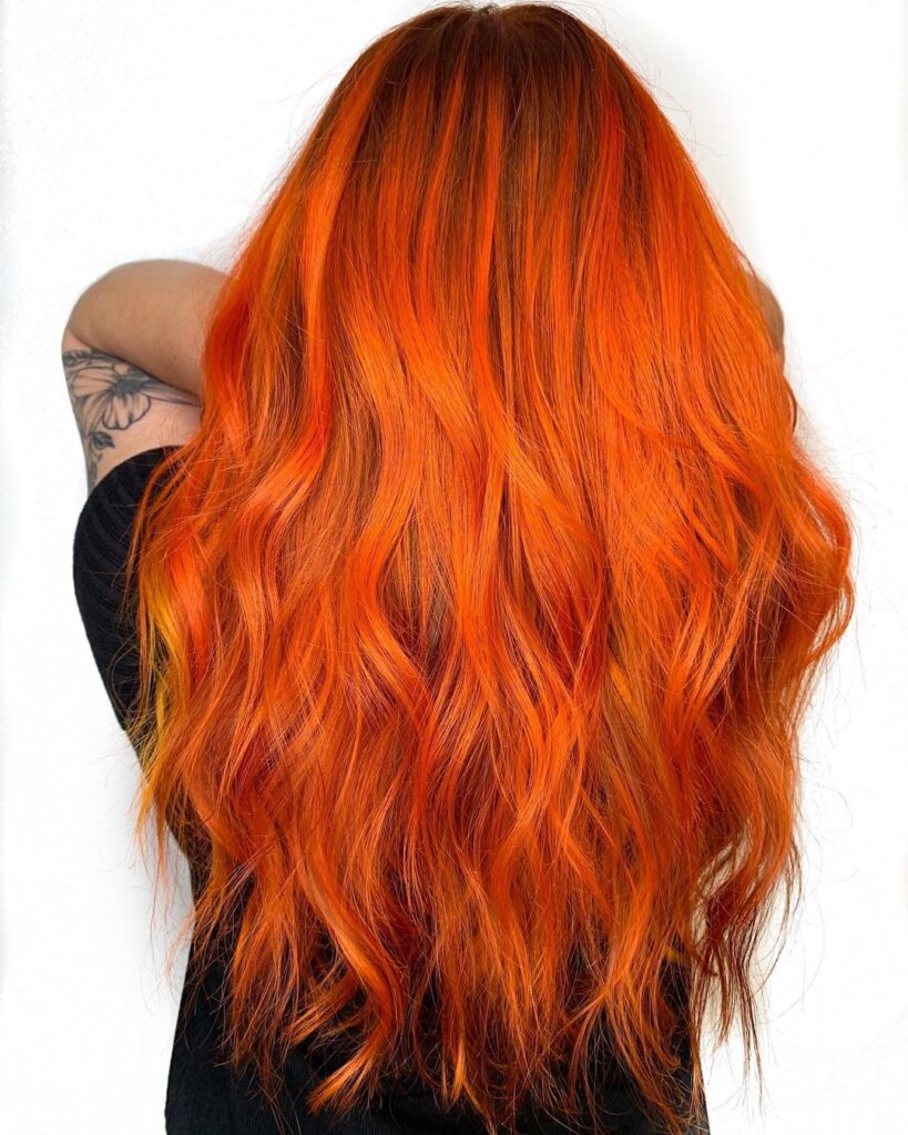  Orange and Copper Hair Color