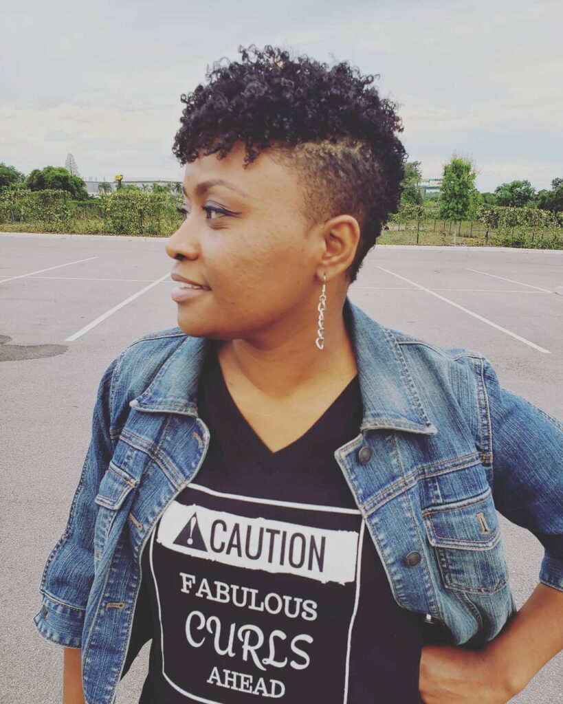 Faded Pixie Cut for Natural Hair