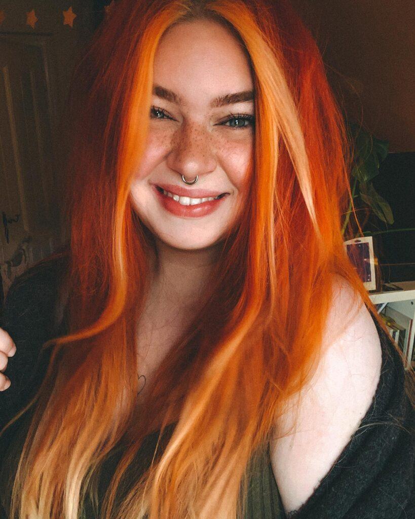 Dark and Light Orange Hair