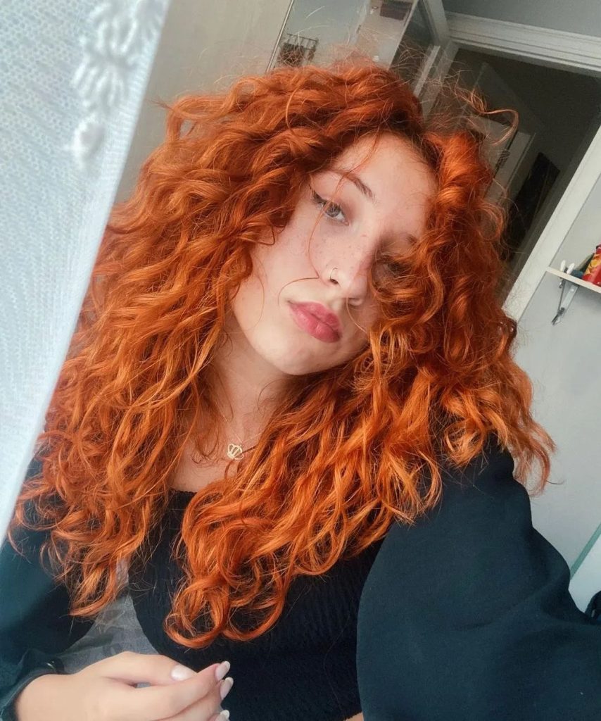 Curly Orange Hair